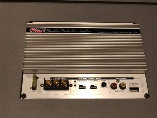 低音　サブウーファー アンプ内蔵 BOSCHMANN ボッシュマン Q9000FN ウーファー 