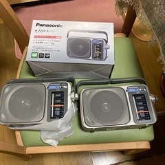【ジャンク品】Panasonicラジオ　２点
