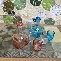 冷酒　蓋付き徳利・お猪口　３組セット　未使用