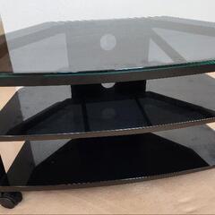 ガラスのテレビ台（さらに値下げしました）