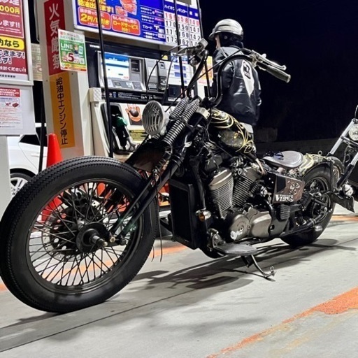 バイク steed400VLS Rad custom