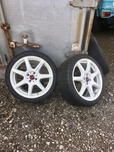 ワークエモーション ホイール 7J 17 ＋47 4穴 PCD100 2本