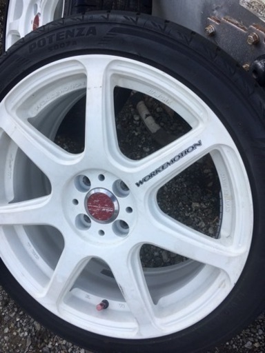ワークエモーション ホイール 7J 17 ＋47 4穴 PCD100 2本