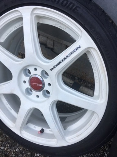 ワークエモーション ホイール 7J 17 ＋47 4穴 PCD100 2本