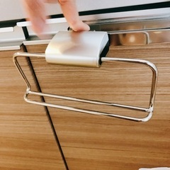 【おまとめ割】【美品】ステンレス　タオル掛けの画像
