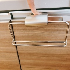 【おまとめ割】【美品】ステンレス　タオル掛けの画像
