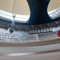 【美品】SSᎡプロフェッサーSP1 18×8.5+30スーパーロー 4穴　2本の画像
