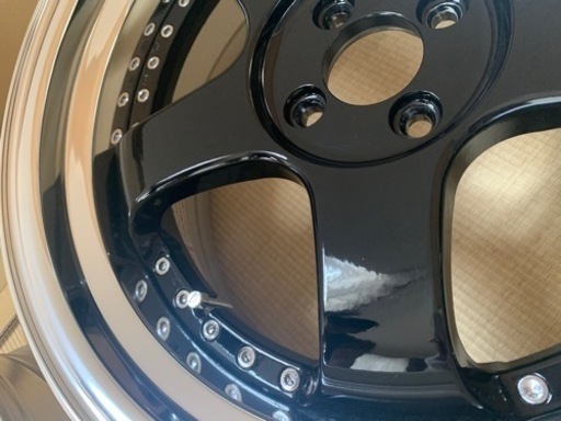 【美品】SSᎡプロフェッサーSP1 18×8.5+30スーパーロー 4穴　2本