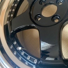 【美品】SSᎡプロフェッサーSP1 18×8.5+30スーパーロー 4穴　2本の画像