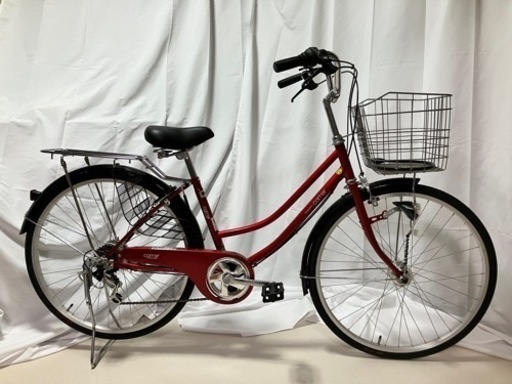 中古GIANT ジャイアント クロスバイク 3×8段変速 500MM軽整備済み 防犯