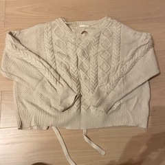 GU バックリボンセーター　Lサイズ