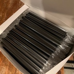 タピオカストロー ２種類 黒 計3310本の画像