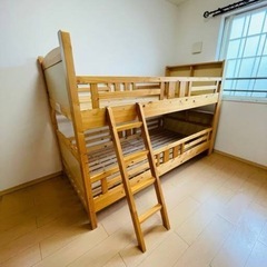 【お取引決定しました】ニトリ　2段ベッド(セパレート可)　マット...
