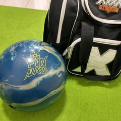 ボウリング　玉　１４ポンド　PINNAVI　ショルダーバッグも付属