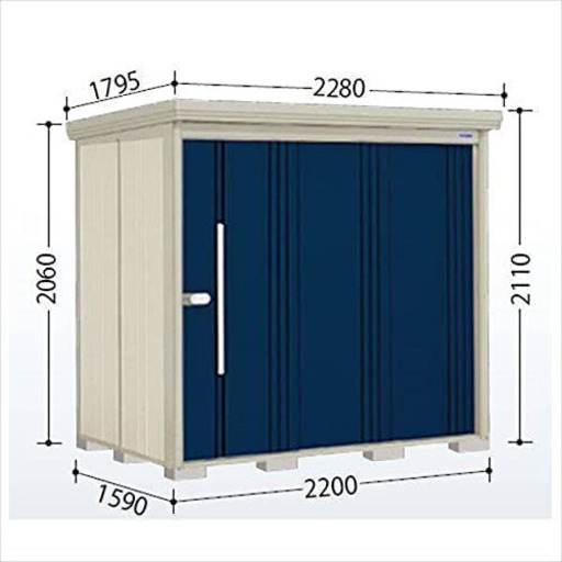 タクボ物置 NDストックマン ND-2215標準屋根 『屋外用中型大型物置』倉庫