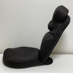 【美品】メッシュ生地 座椅子 リクライニング式 肩・首スッキリ座椅子ＨＯＧＵＵＲＥ　ブラウンの画像