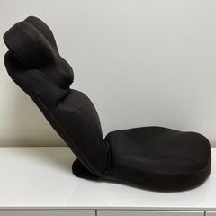 【美品】メッシュ生地 座椅子 リクライニング式 肩・首スッキリ座椅子ＨＯＧＵＵＲＥ　ブラウンの画像