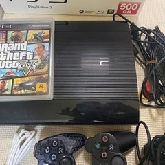 【お取引中】プレステーション3 本体 コントローラー2台 ソフト7枚セットの画像