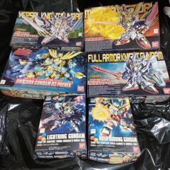 ガンダムプラモデル6体