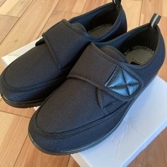 新品★25.0cm★メンズ★超軽量 幅広 介護用靴 リハビリシュ...