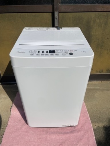 ⭐️高年式⭐️ Hisense 5.5kg 全自動洗濯機 ホワイト HW-E5503