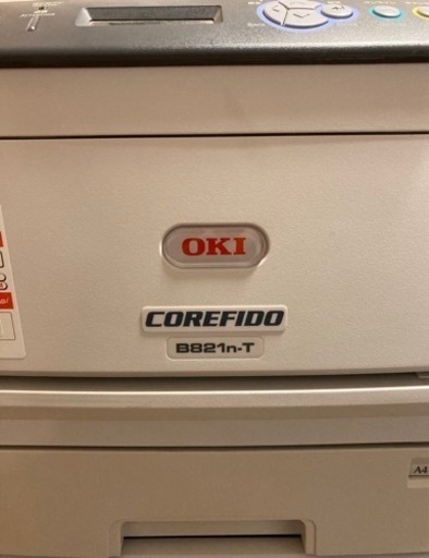 【引き取りのみ】印刷鮮明 OKI COREFIDO2 B821n-T A3モノクロLEDプリンタ