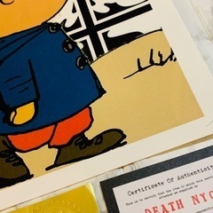 売約済正規品DEATH NYC  世界限定100枚 ポップアート バンクシーの画像