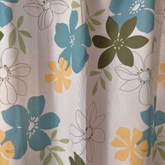 カーテン145x190(200 )2枚セット 花柄の画像