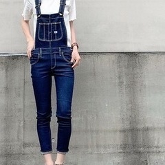 【新品】Leeスキニーデニムオーバーオール