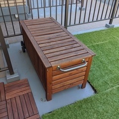 【IKEA】APPLARO 屋外用収納ベンチの画像