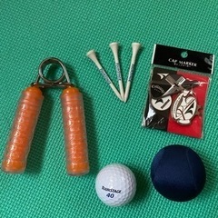 ゴルフ小物とグリップセット