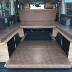 ハイエース　ベッドキット　車中泊　キャンプ　ベットキットの画像
