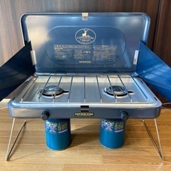 キャンプ用品　ツインバーナーコンロ