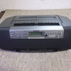 ＜中古＞　SONY　CDラジオカセットレコーダー
