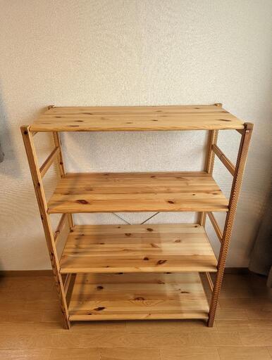 無印良品 パイン材 ユニットシェルフ 棚