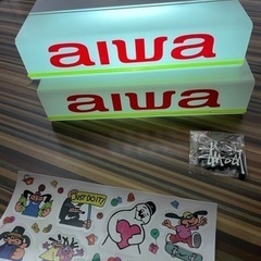 supreme NIKE stussy ステッカー キーホルダー　aiwaノベルティ全部まとめての画像