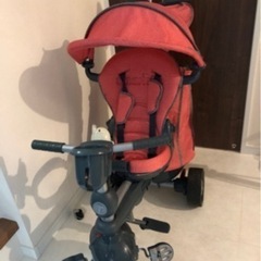 値下げ　美品smarTrikeスマートトライク　お洒落な三輪車　かじとりの画像