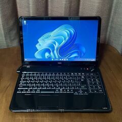 【売約済】【爆速カスタム & 最新Win11 & 最新Office2021Pro】i5 新品SSD ★ NEC LAVIE改 ★ 保証付安心整備済み ＆ 15.6型ワイドLED液晶 ★ 高速CPU i5(ターボブースト搭載) ★ 新品SSD ★ ブルーレイ 地デジTV Wifi MSOffice＆Adobe 管LS1500507の画像