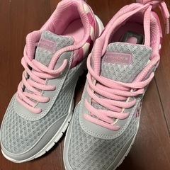 未使用品 レディース　スニーカー 超軽量 ランニングシューズ  ピンク　23cmの画像