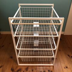 IKEA オープンラック JONAXEL ヨナクセル　メッシュカゴ棚