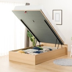 【aoiさま専用】ニトリ　跳ね上げ式セミダブルベッドフレーム aoiさま専用】ニトリ 跳ね上げ式セミダブルベッドフレーム aoiさま専用