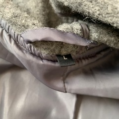 無印良品　メンズ　ダッフルコート　グレー　Lサイズの画像