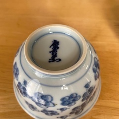 花柄茶碗の画像