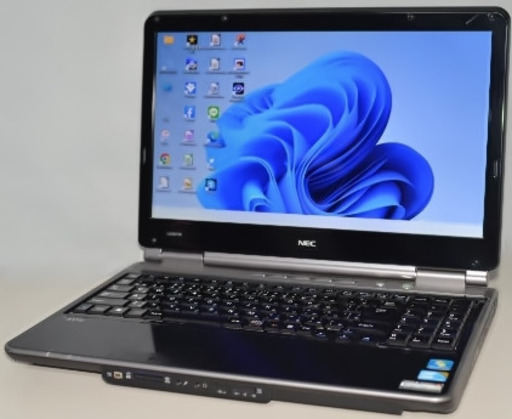 ノートPC マルチブートSSD 512GB Lavie PC-LL700/W (Windows11～Windows95)