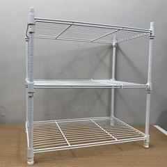K2302-660 スチールラック 白 傷、汚れあります