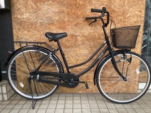 LUKE ONE CI2558モデル 26inc シングルギア 黒 シティサイクル 街乗り・買い物・通勤通学