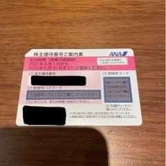 ANA 株主優待券 その4
