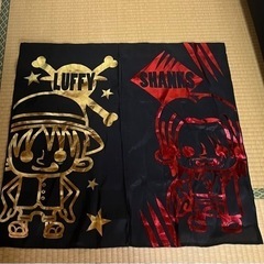 のれん ルフィーandシャンクス