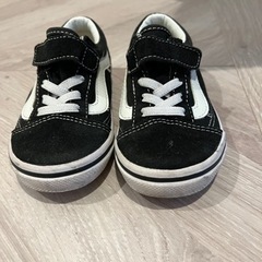 vans 16.0cm キッズスニーカー　黒色