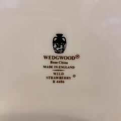 WEDGWOOD ウェッジウッド 20cm 5枚セット WILD STRAWBERRY ワイルドストロベリー プレート●BA01N068の画像